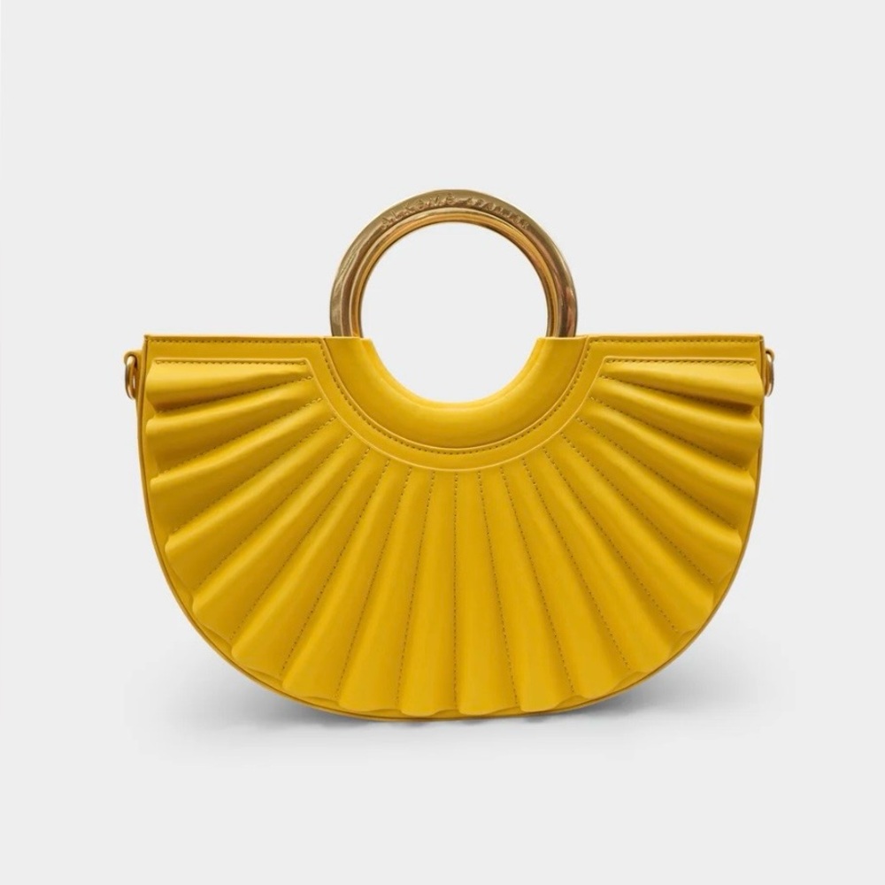 Alkeme Atelier Water Moon Satchel Bag, yellow